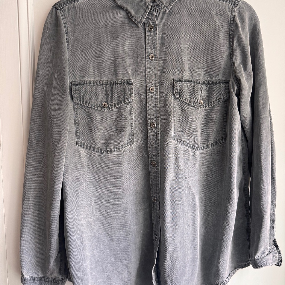 Soft Denim Button Up